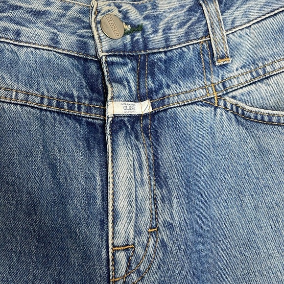 Closed X-Lent Boyfriend Tapered Leg Relaxed Fit Cropped Jeans Size 25 - Picture 3 of 9